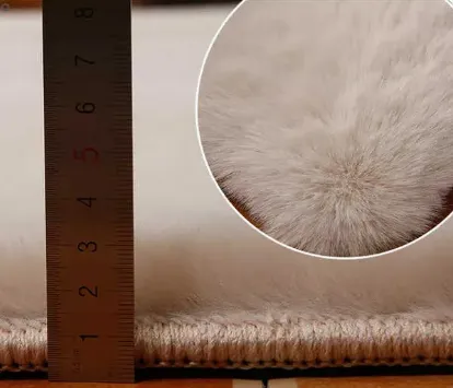 ultimate luxury plush faux fur area rug