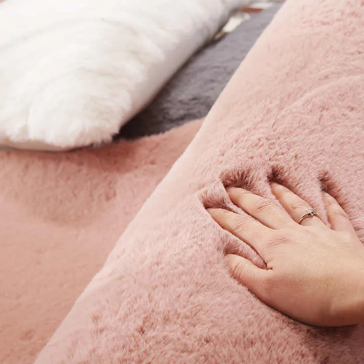 fake fur rug