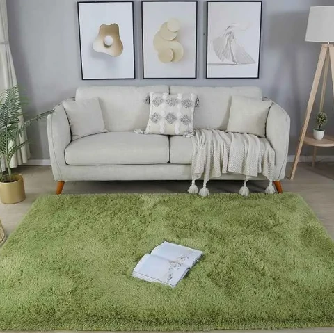Green Shaggy Rugs: Bringing Nature Inside